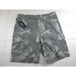 Ralph Lauren RLX Dillards Golf Shorts 9" Grey Camo Stretch Peformance Men's 33